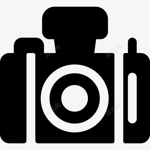 摄像头媒体8已填充图标svg_新图网 https://ixintu.com 媒体8 已填充 摄像头