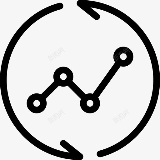 折线图seo50线性图标svg_新图网 https://ixintu.com seo50 折线图 线性