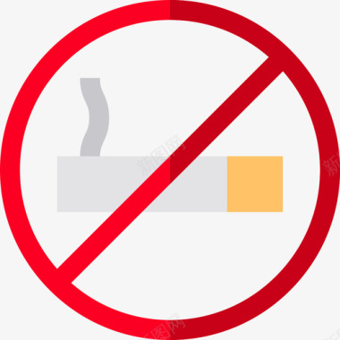 禁止吸烟购物中心10号公寓图标图标