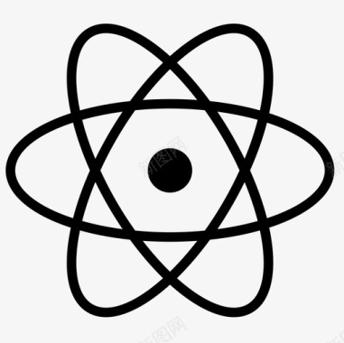 原子能量核图标图标