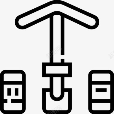 汽车零件汽车设备2线性图标图标