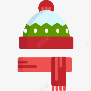 帽子冬季24平顶图标图标