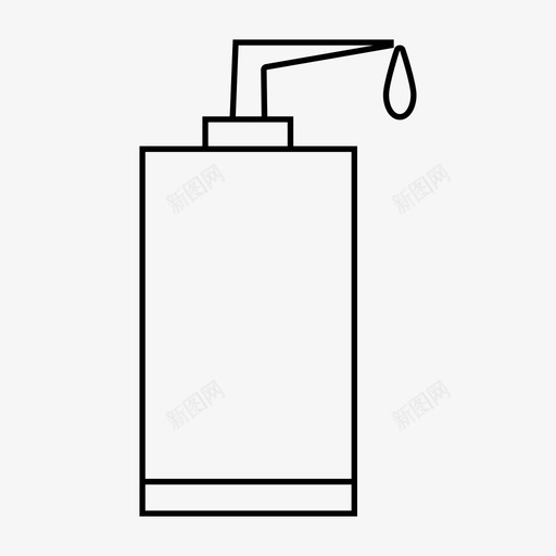 洗涤液健康医用图标svg_新图网 https://ixintu.com 健康 医用 洗涤液
