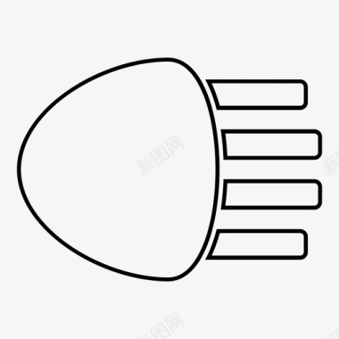 灯聚光灯作业机具图标图标