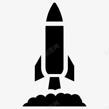 火箭陆军导弹太空火箭图标图标