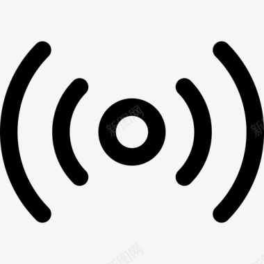 Wifi通信81线性图标图标