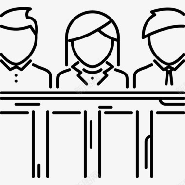 陪审团法律5直系图标图标