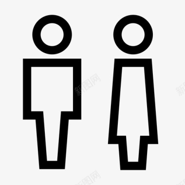 性别卫生间已售图标图标