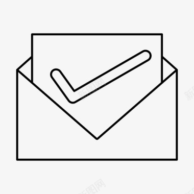 邮件接收邀请信件图标图标