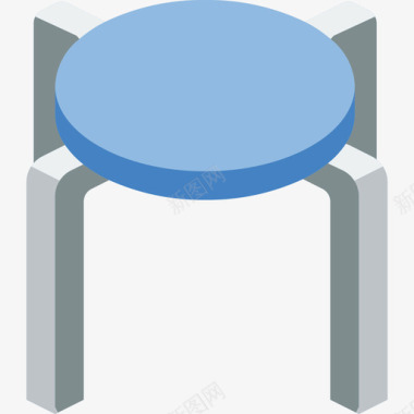 桌子家具39扁平图标图标