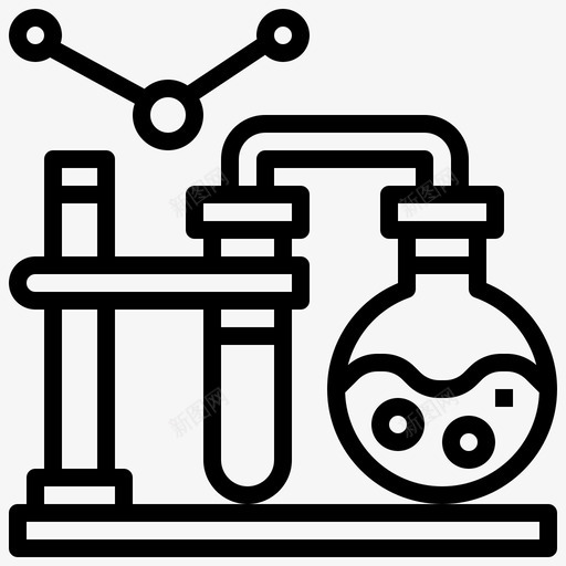 化学实验室烧瓶测试图标svg_新图网 https://ixintu.com 化学实验室 测试 烧瓶 试管 遗传学和生物工程