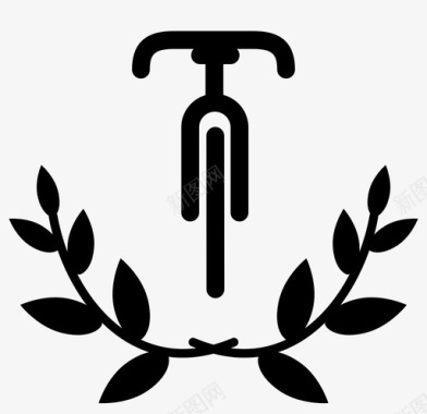 优秀自行车证书自行车图标图标