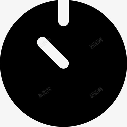 秒表必需品13填充图标svg_新图网 https://ixintu.com 填充 必需品13 秒表