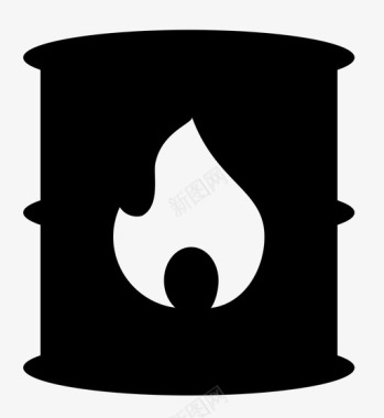 燃烧桶桶炸药图标图标