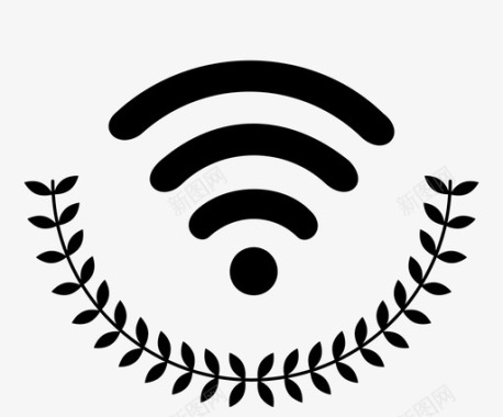 高级wifi认证连接图标图标