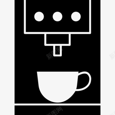 咖啡机咖啡杯子图标图标