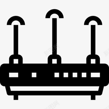 路由器调制解调器网络图标图标