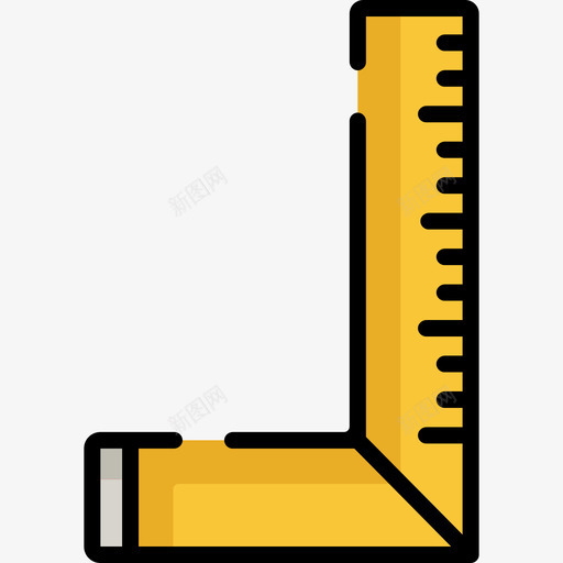 直尺缝16线颜色图标svg_新图网 https://ixintu.com 直尺 线颜色 缝16