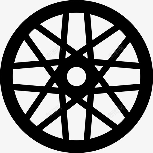 车轮自行车部件2加注图标svg_新图网 https://ixintu.com 加注 自行车部件2 车轮