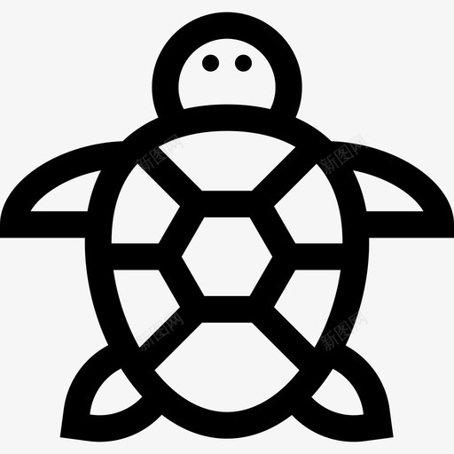海龟自然18直系图标svg_新图网 https://ixintu.com 海龟 直系 自然18