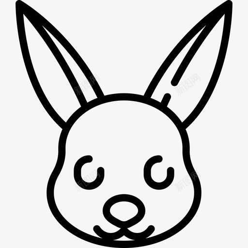 兔子动物与自然3直系图标svg_新图网 https://ixintu.com 兔子 动物与自然3 直系