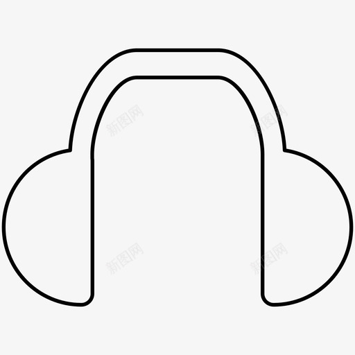 耳机享受聆听图标svg_新图网 https://ixintu.com 享受 用户界面 网页设计 耳机 聆听 营销