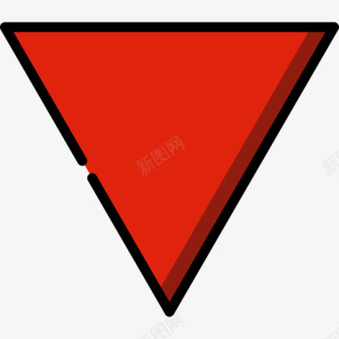 三角形符号23线颜色图标图标