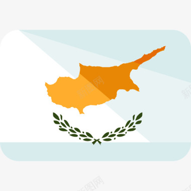 塞浦路斯6面旗帜图标图标