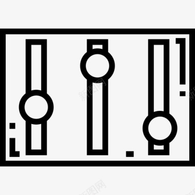 控制网络13线性图标图标