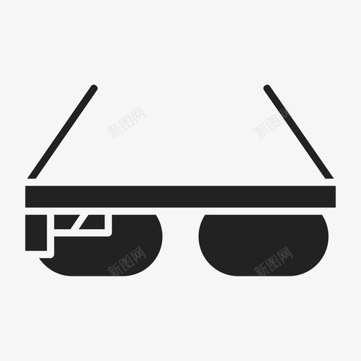 谷歌眼镜电脑数码图标svg_新图网 https://ixintu.com 数码 电脑 谷歌眼镜