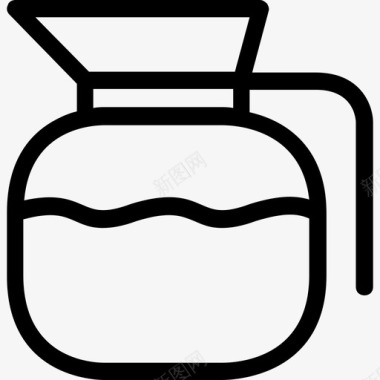 罐饮料和饮料5线性图标图标