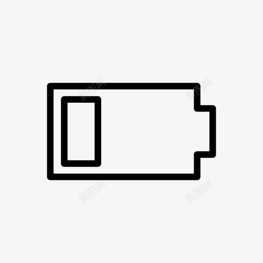 电源电池电池指示灯图标svg_新图网 https://ixintu.com 有用图标 电池 电池指示灯 电池电量 电源