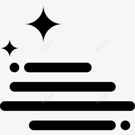 多雾的夜晚81号天气固体图标svg_新图网 https://ixintu.com 81号天气 固体 多雾的夜晚