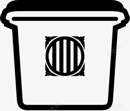 加泰罗尼亚投票箱民主图标图标