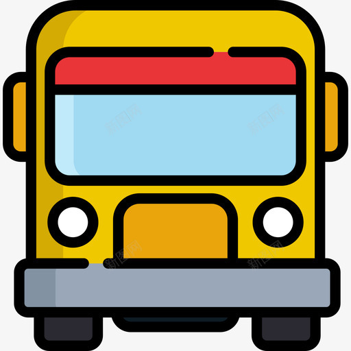 巴士旅行地点表情符号3线条颜色图标svg_新图网 https://ixintu.com 巴士 旅行地点表情符号3 线条颜色