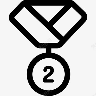 银牌13个奖项直系图标图标