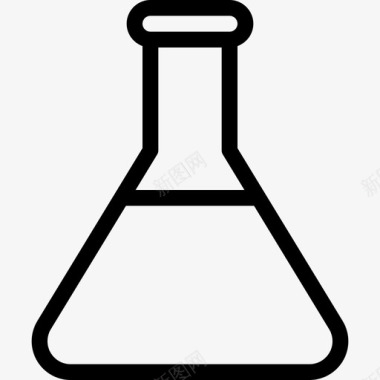 试管科学20线性图标图标