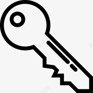 钥匙链机密安全图标图标