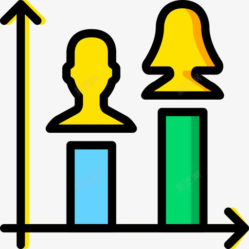 用户用户11黄色图标svg_新图网 https://ixintu.com 用户 用户11 黄色