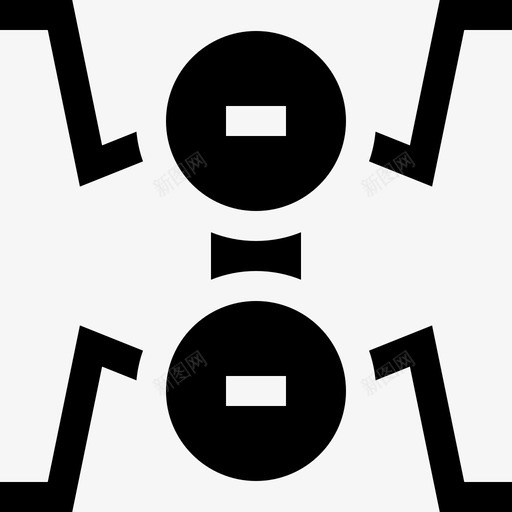 机器人机器人11填充图标svg_新图网 https://ixintu.com 填充 机器人 机器人11