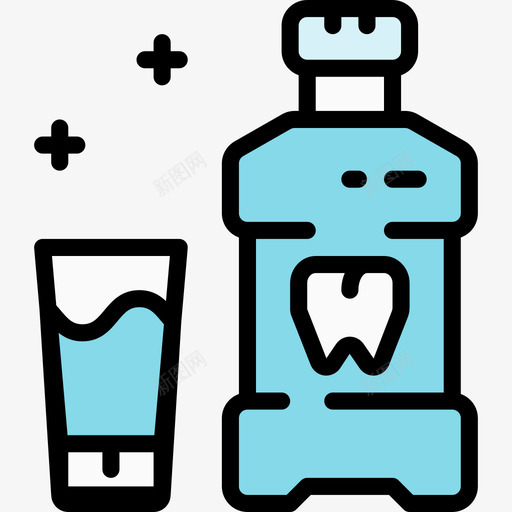 牙刷牙科学2线性颜色图标svg_新图网 https://ixintu.com 牙刷 牙科学2 线性颜色