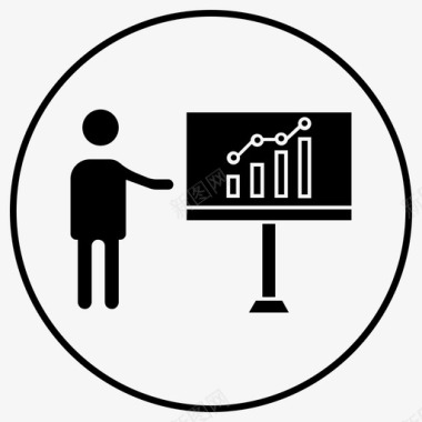 演示营销销售图标图标