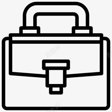 公文包包商业和金融图标图标
