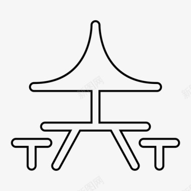 咖啡椅子假日图标图标
