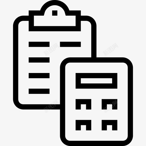 剪贴板搜索引擎优化营销业务财务3线性图标svg_新图网 https://ixintu.com 剪贴板 搜索引擎优化营销业务财务3 线性