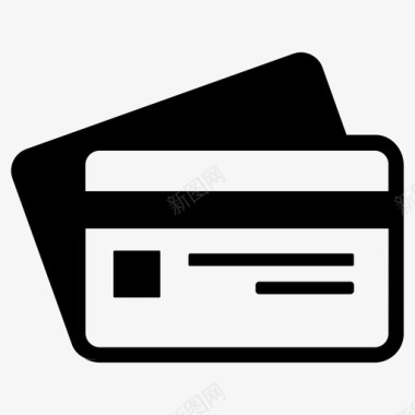 信用卡支付付款图标图标