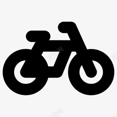 自行车健身赛车图标图标