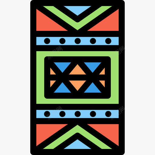地毯波西米亚风格2线性颜色图标svg_新图网 https://ixintu.com 地毯 波西米亚风格2 线性颜色