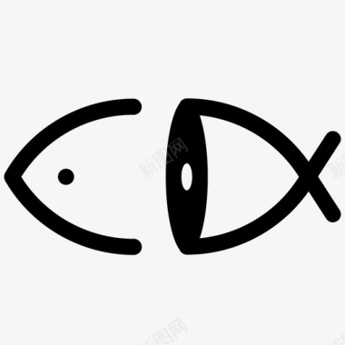 鳟鱼异国情调鱼图标图标