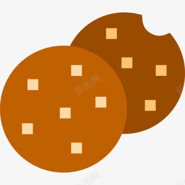 曲奇饼干甜点4无糖图标图标